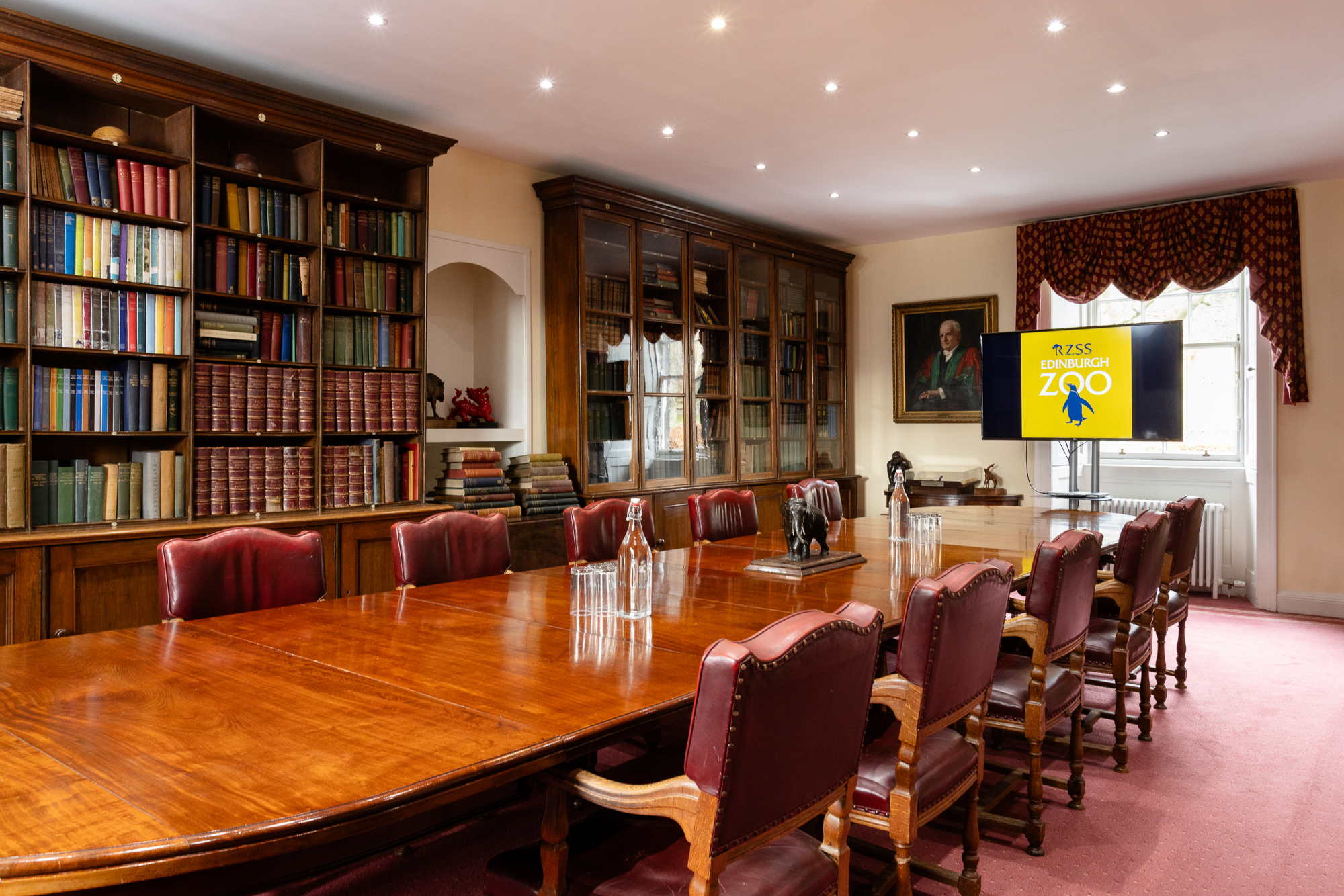 Interior shot of Edinburgh Zoo