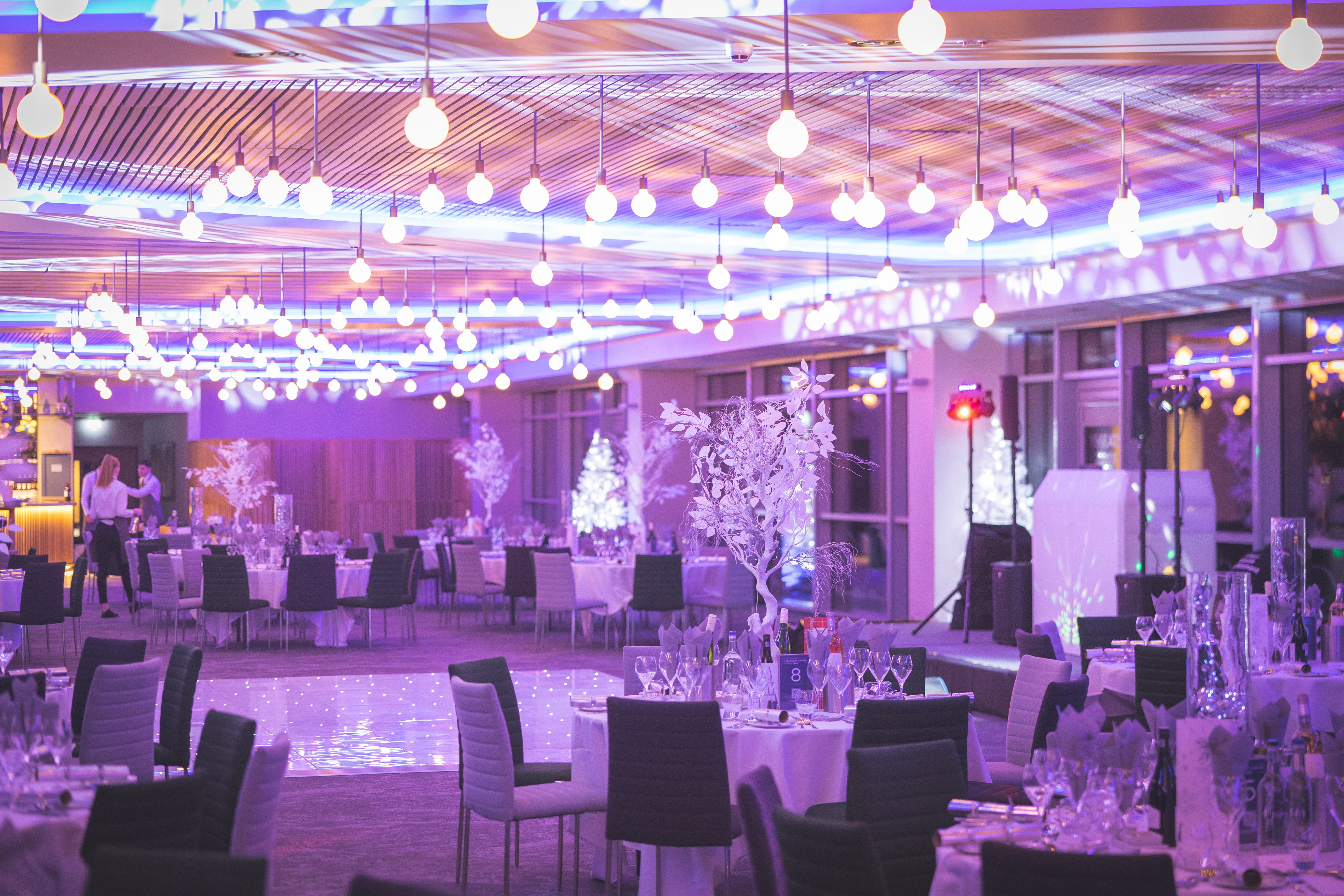 Table dressed for an event