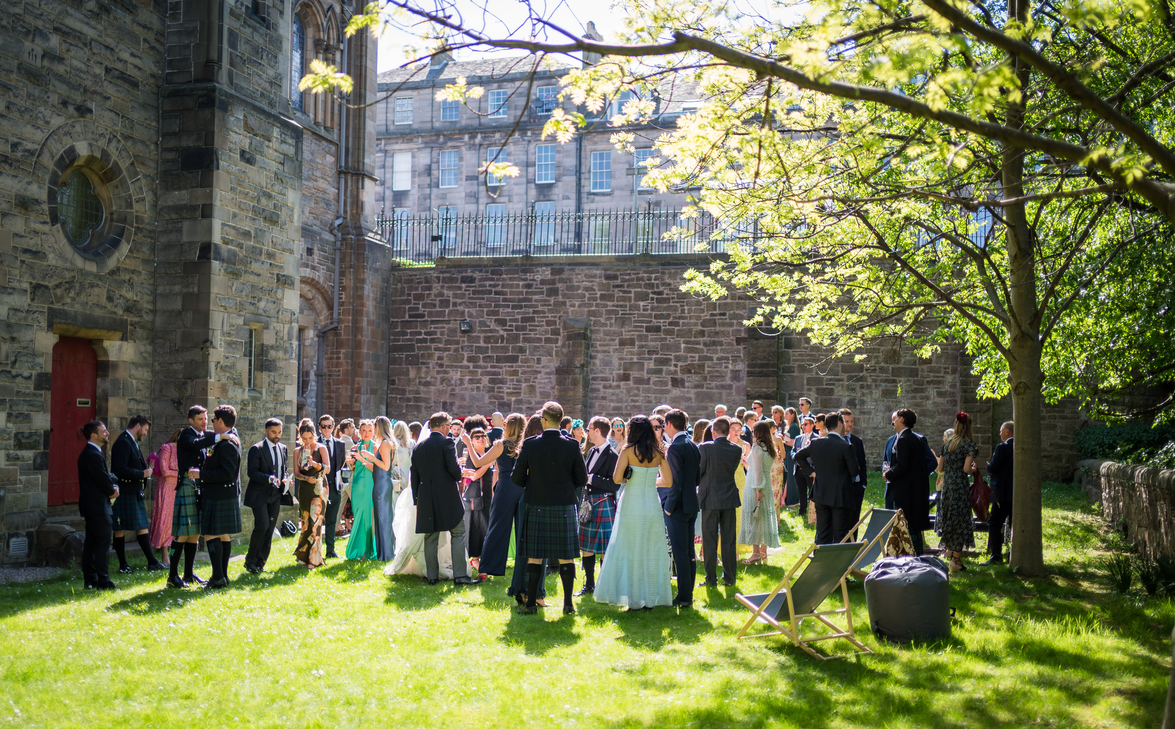 Group of people at an outdoor event