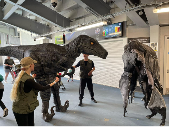 Comic Con dinosaur