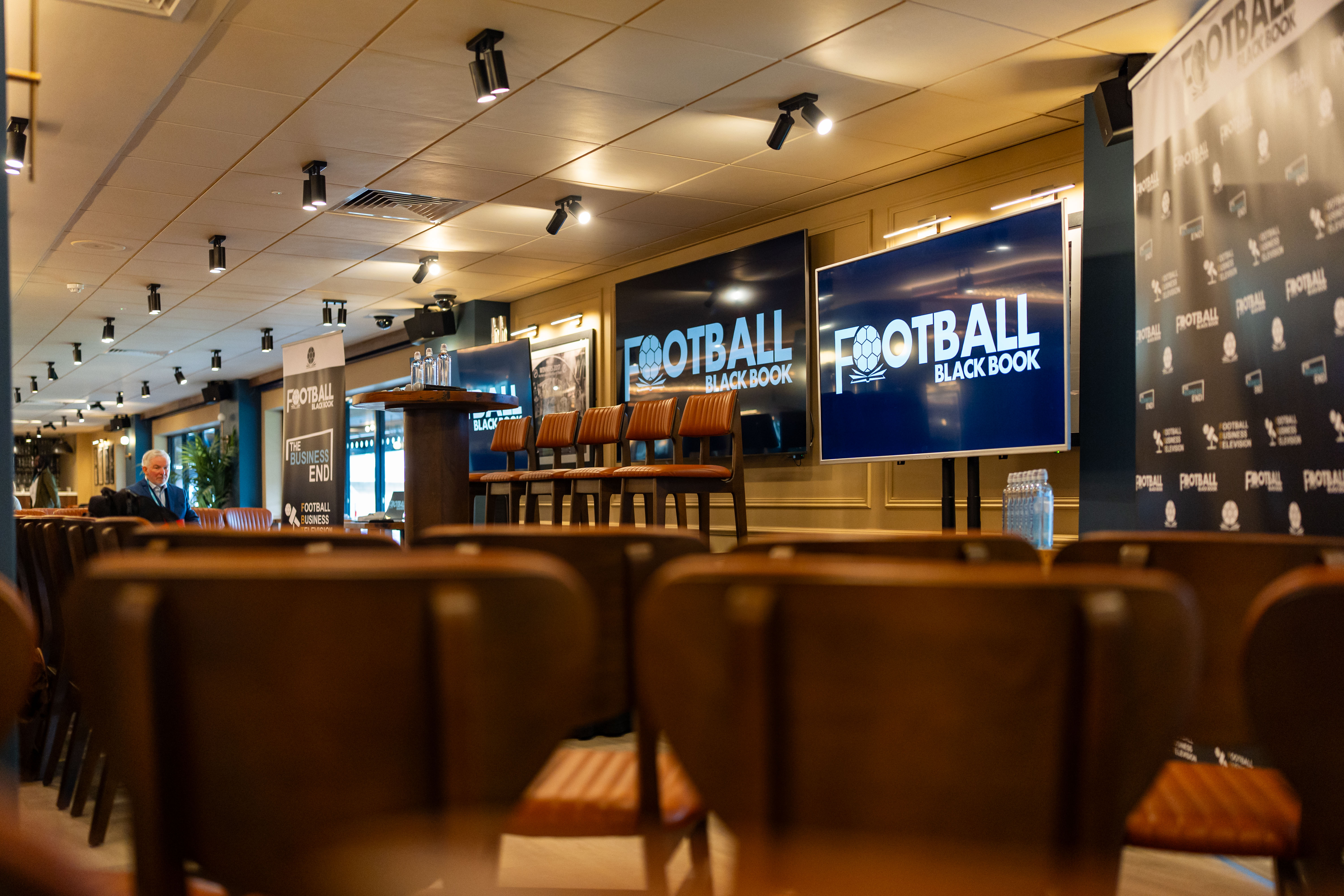 Internal shot of football event