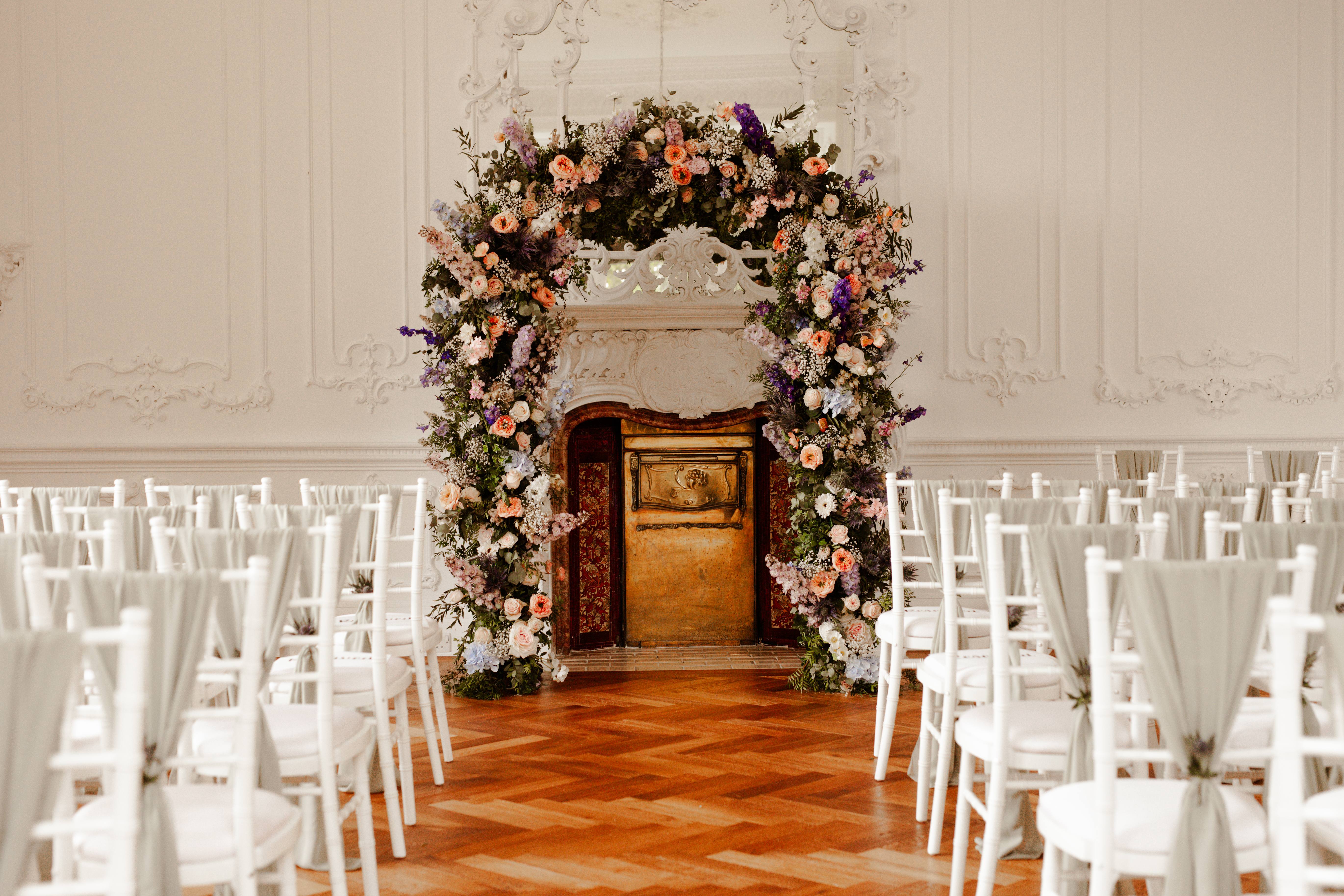 Edinburgh Zoo dressed for a wedding