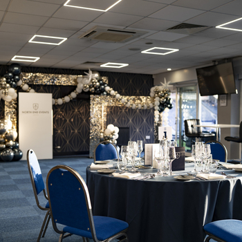 Table laid for an event