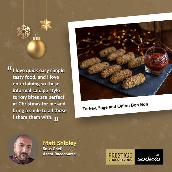 Turkey, Sage and Onion Bon Bons Recipe Card