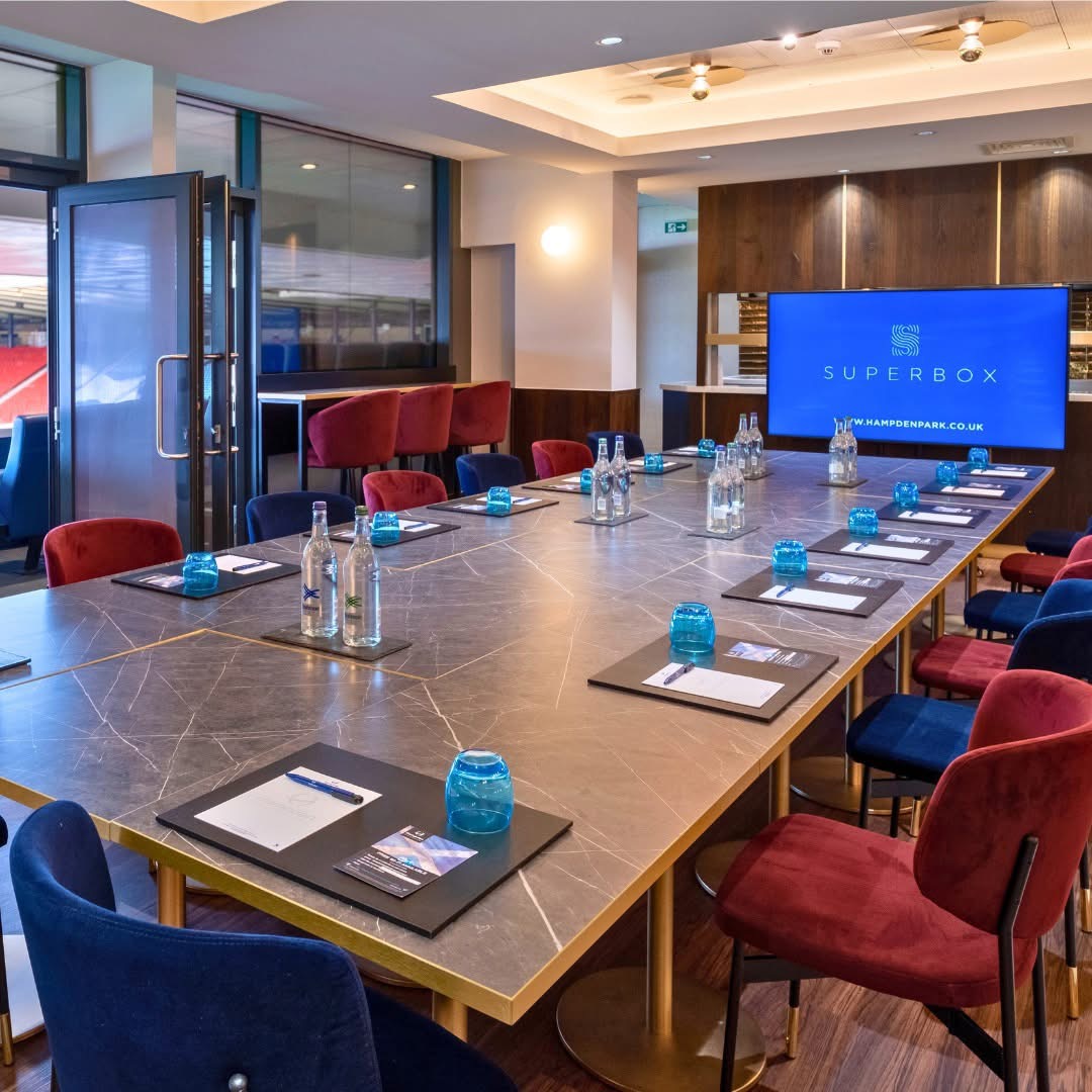 Room set up for a conference