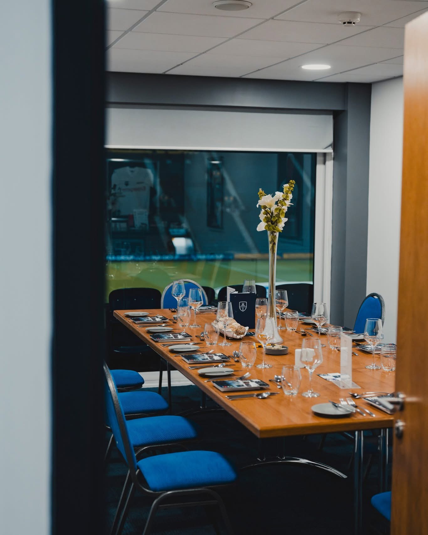 Private dining set up