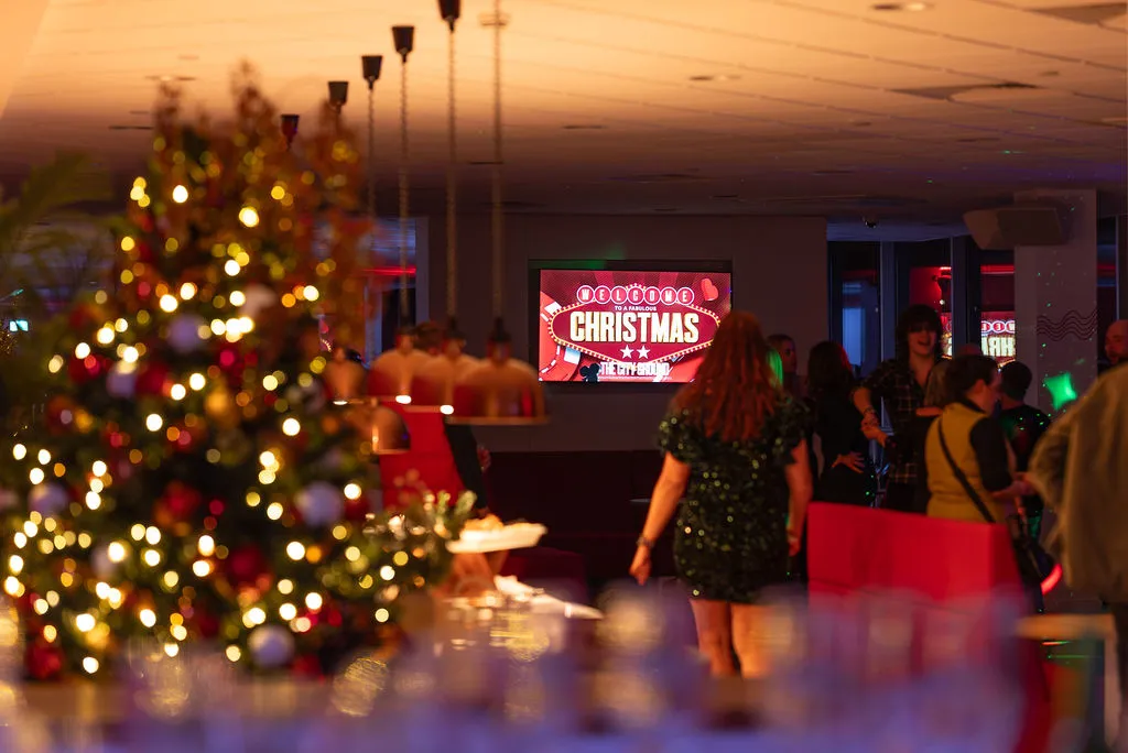 Christmas tree at The City Ground