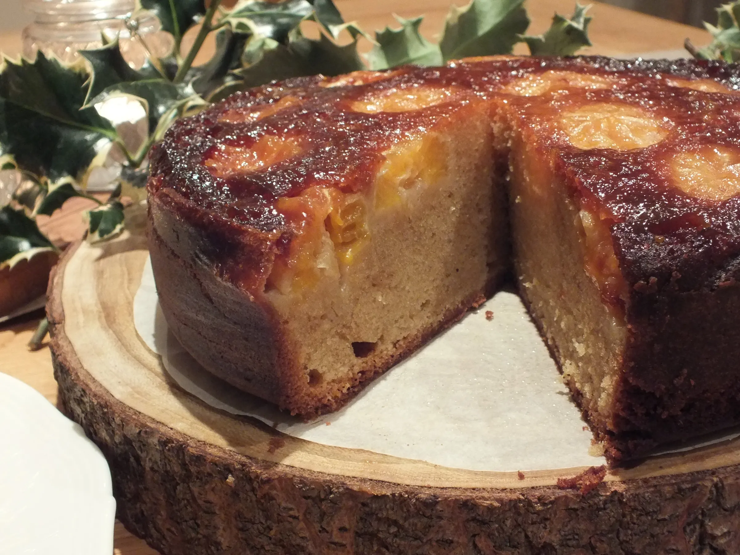 Clementine and cardamom cake
