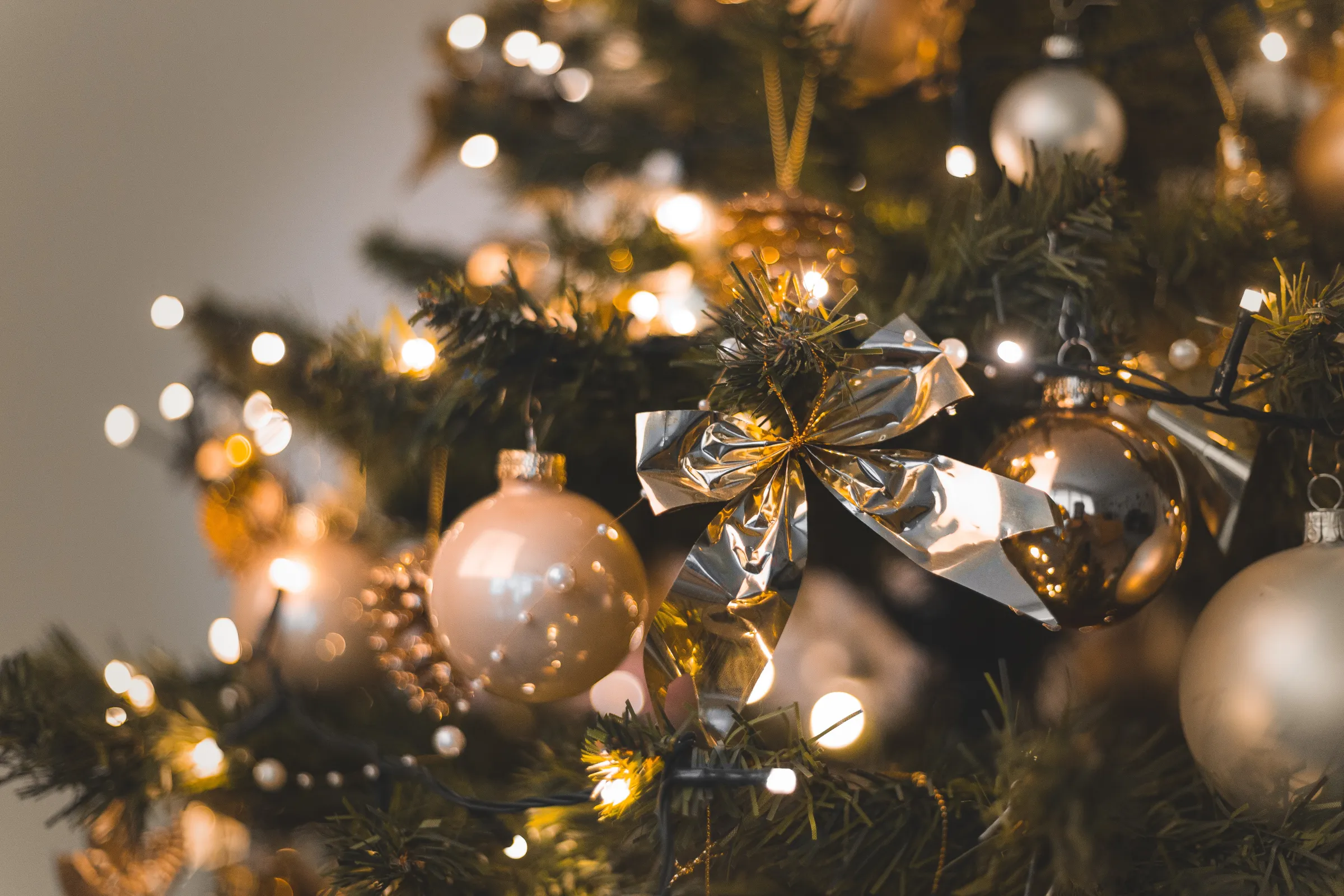 Decorated Christmas tree