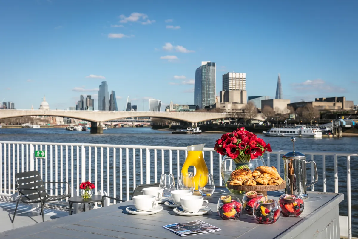 A view from Bateaux London