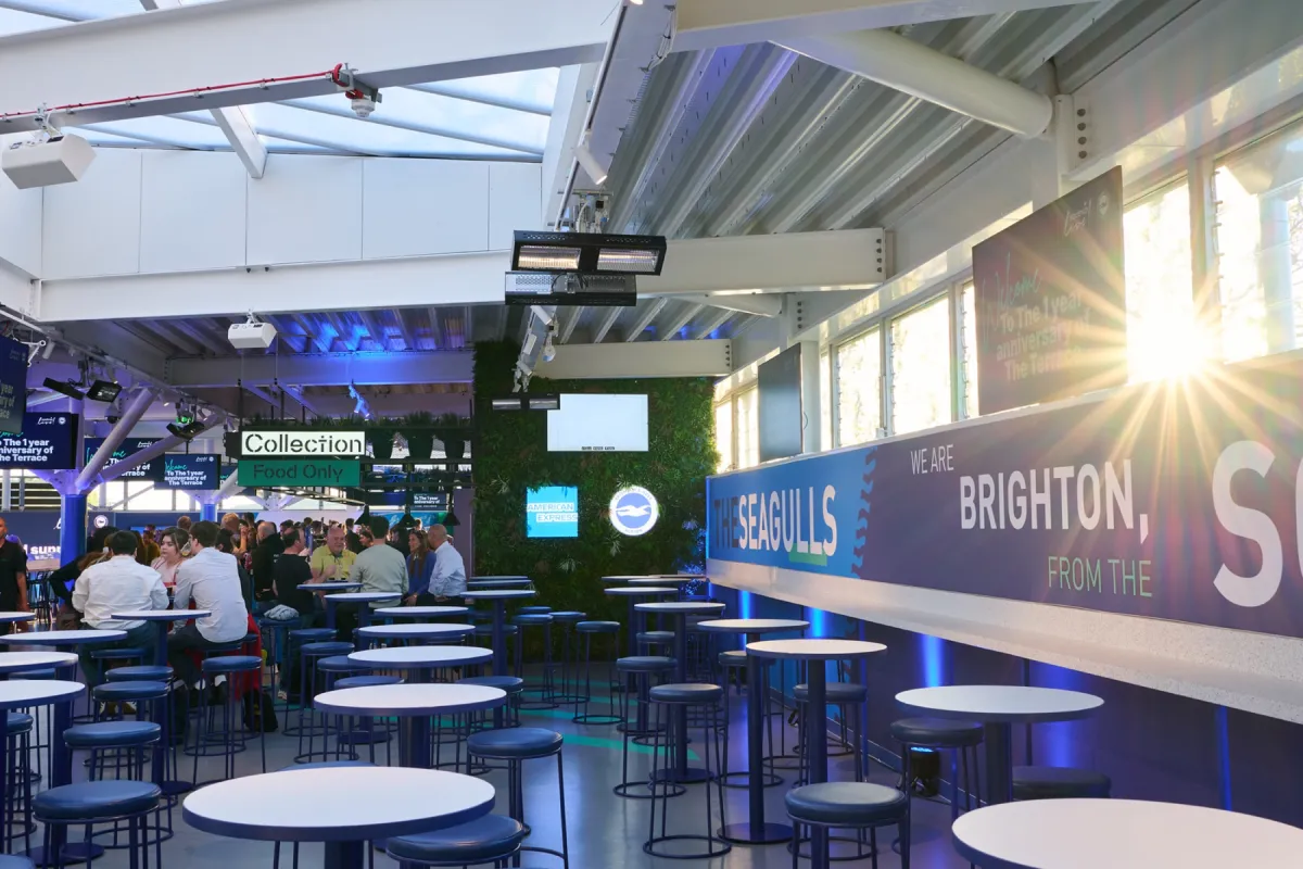The Terrace at the American Express Stadium, Brighton