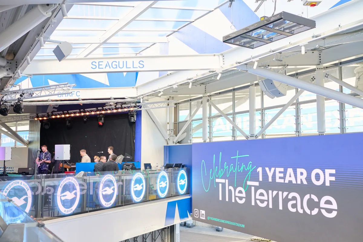 The Terrace at the American Express Stadium, Brighton