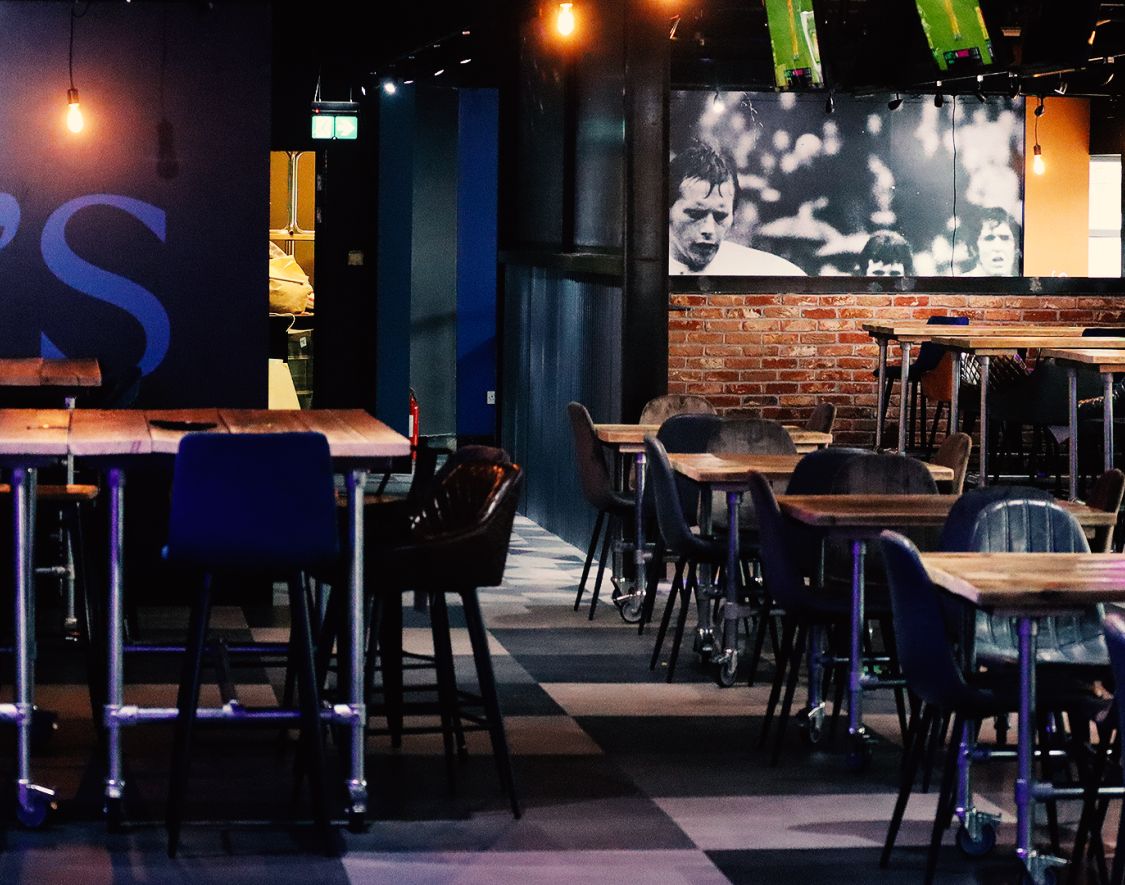 Seating at a bar