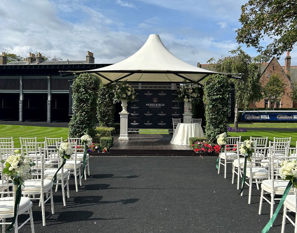 Wedding reception at Musselburgh Racecourse