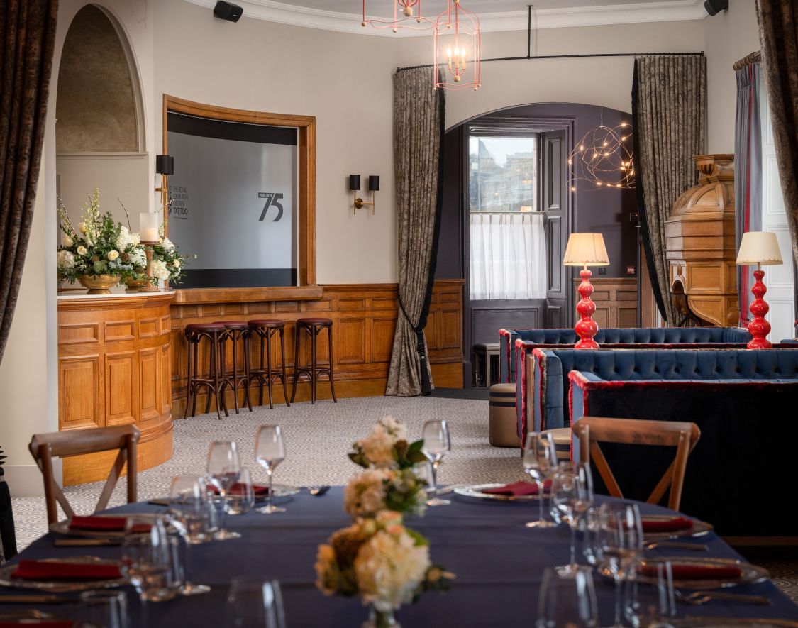 Room dressed for an event at The Cockburn